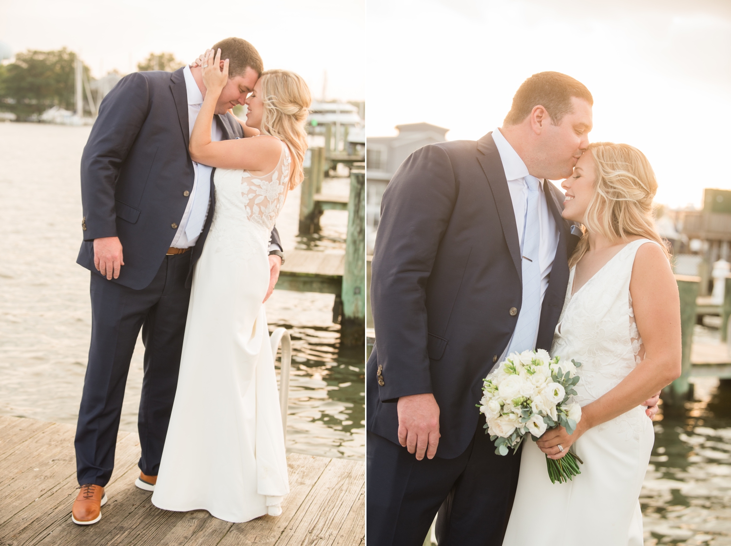 Annapolis Maritime museum newly wed micro wedding