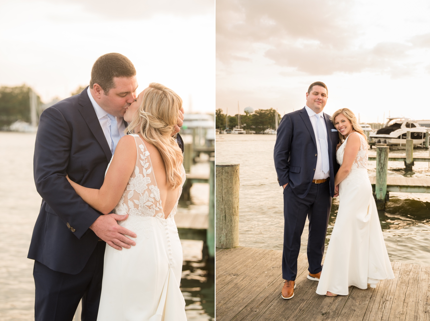 Annapolis Maritime museum newly wed micro wedding