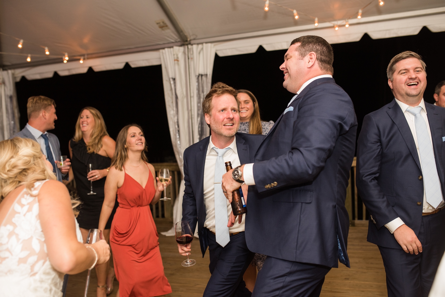 Annapolis Maritime museum micro wedding reception dancing