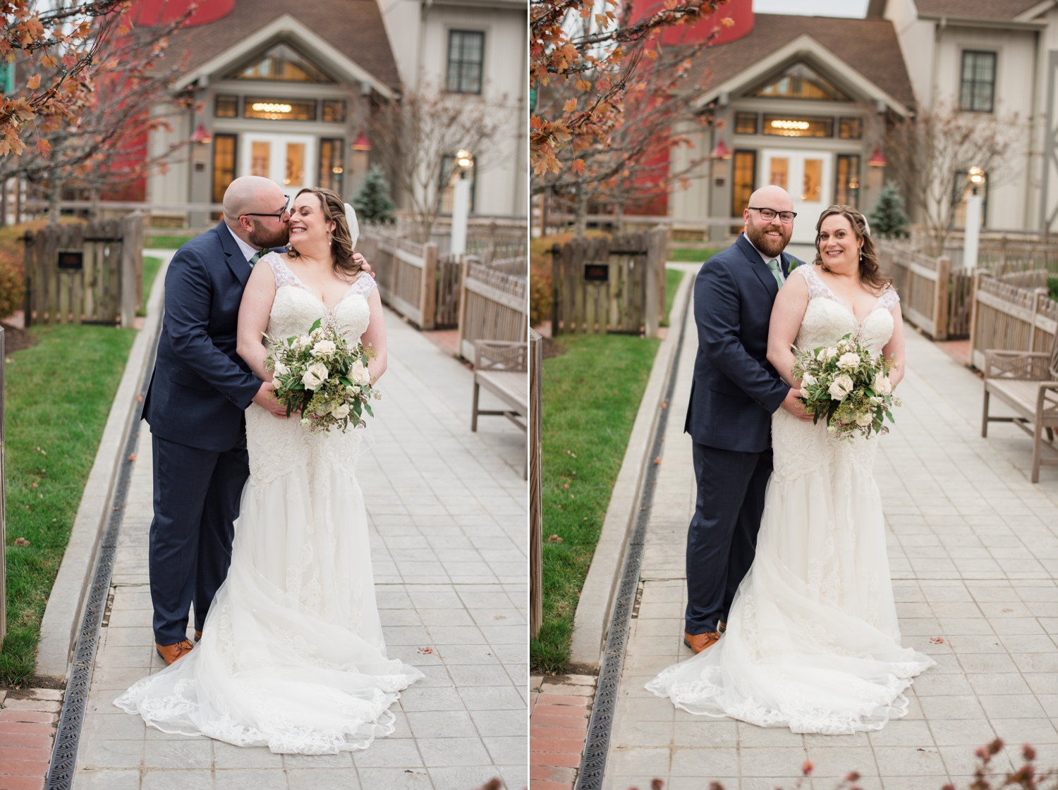 The Inn at the Beach Club micro wedding couple portraits