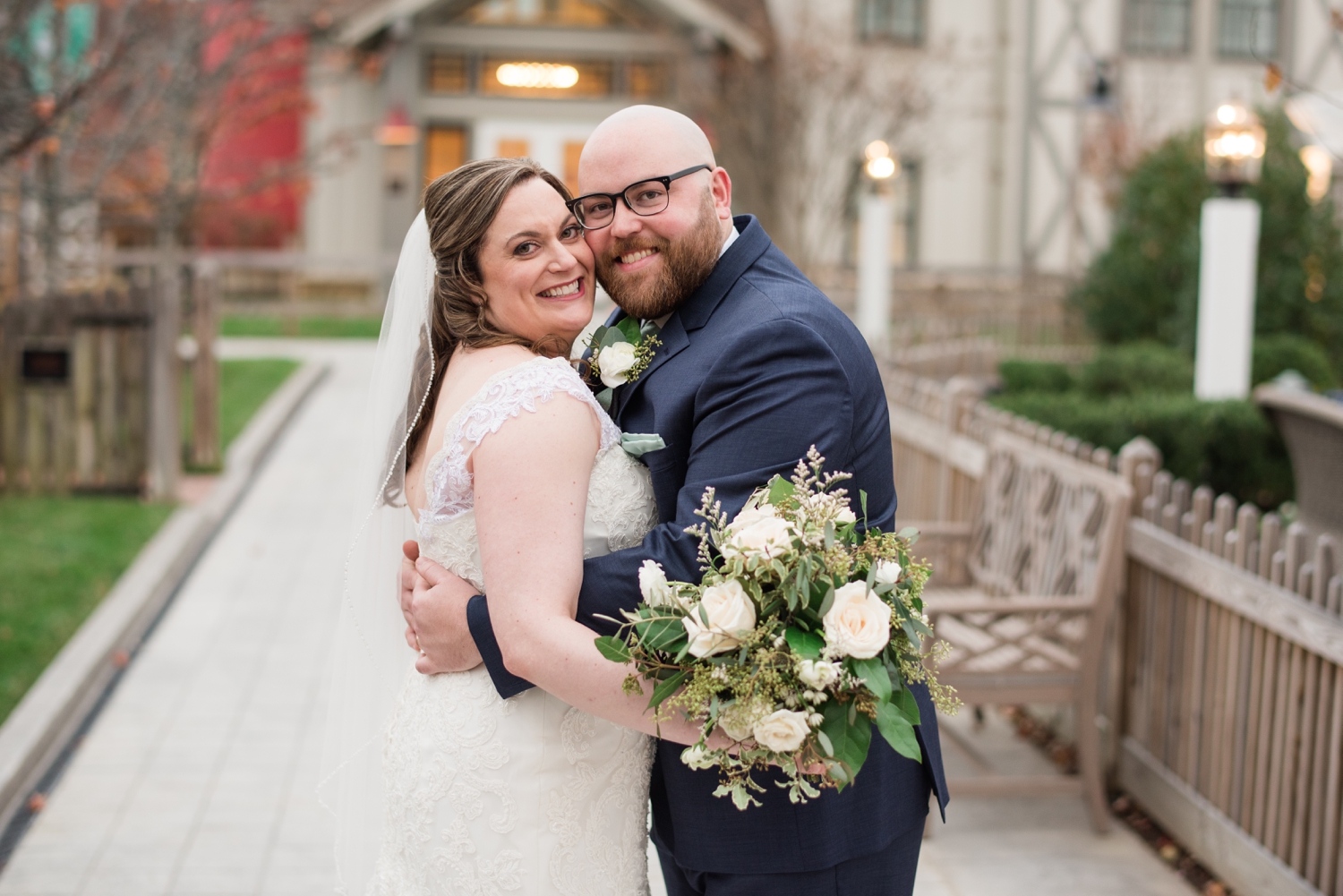 Eastern Shore micro wedding couple portraits