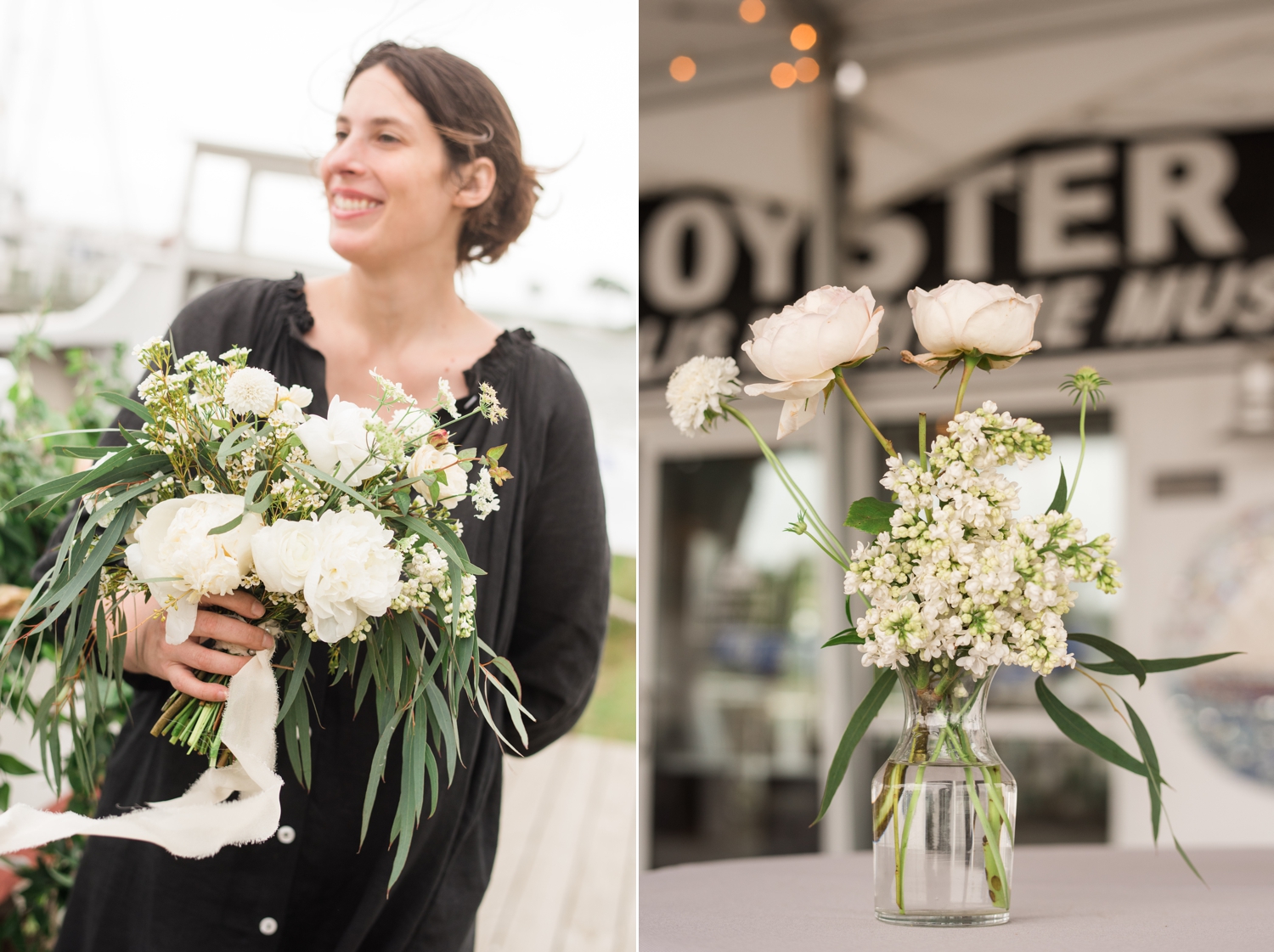 Pomona Floral - Annapolis Maritime museum micro wedding elopement