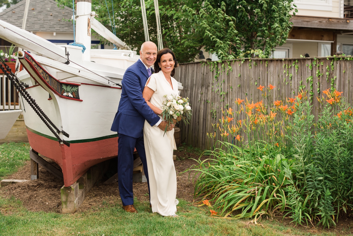 Pomona Floral - Annapolis Maritime museum micro wedding elopement