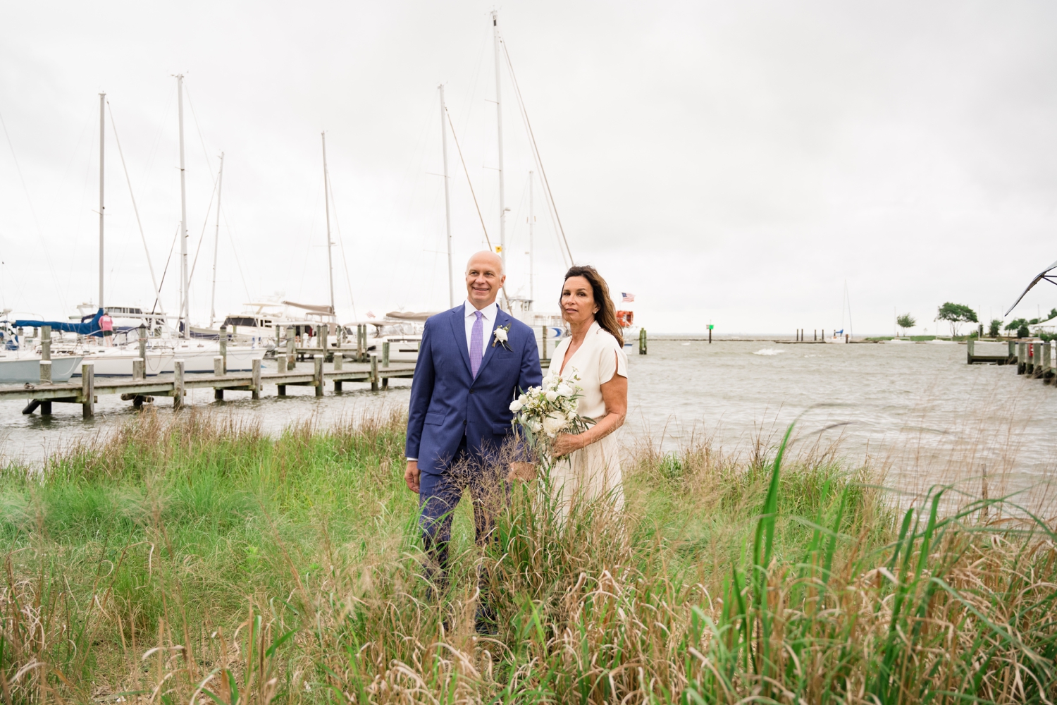 Annapolis Maritime museum micro wedding elopement