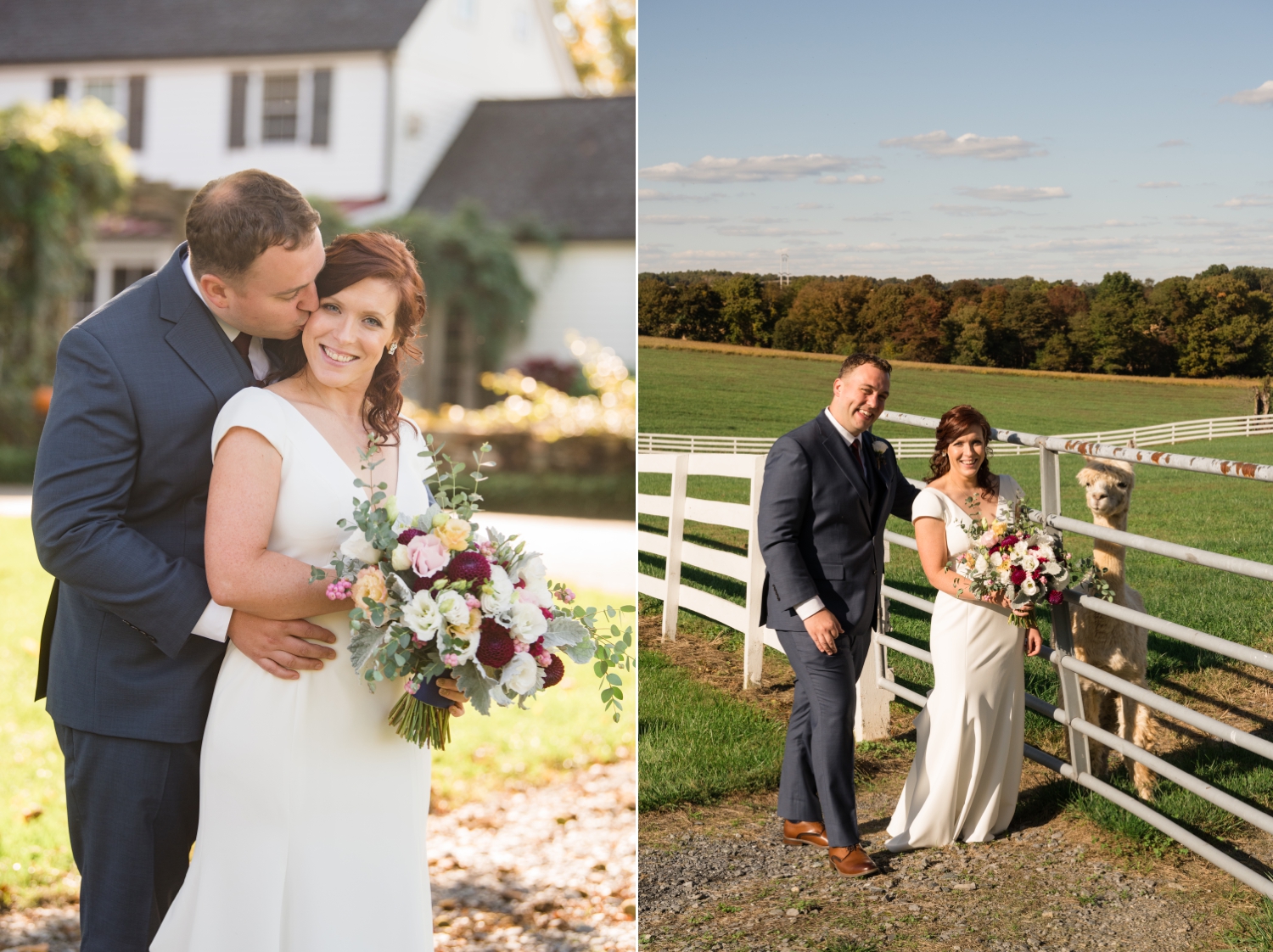 Tusculum Farm micro wedding couple photos