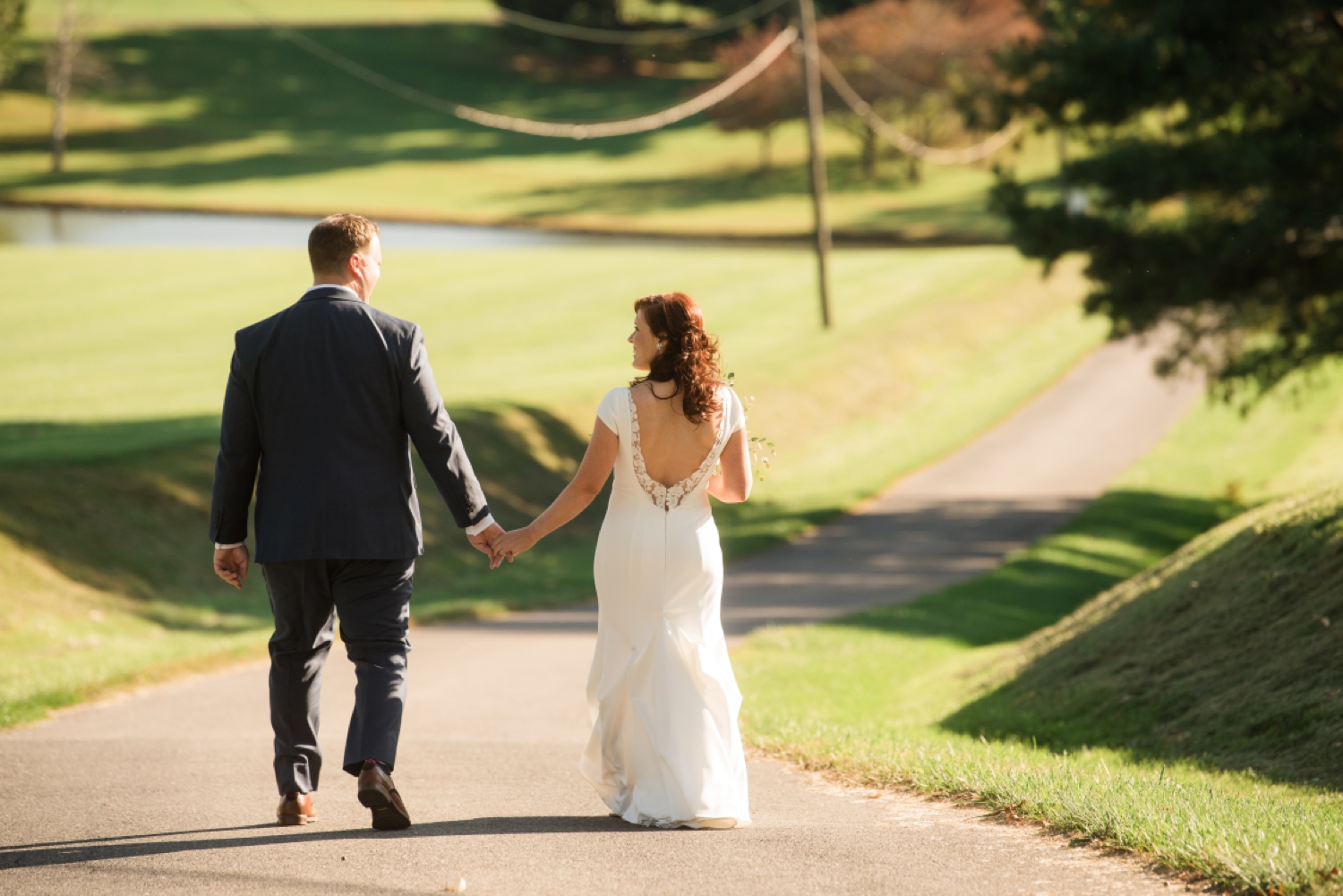 Tusculum Farm micro wedding couple photos in the field