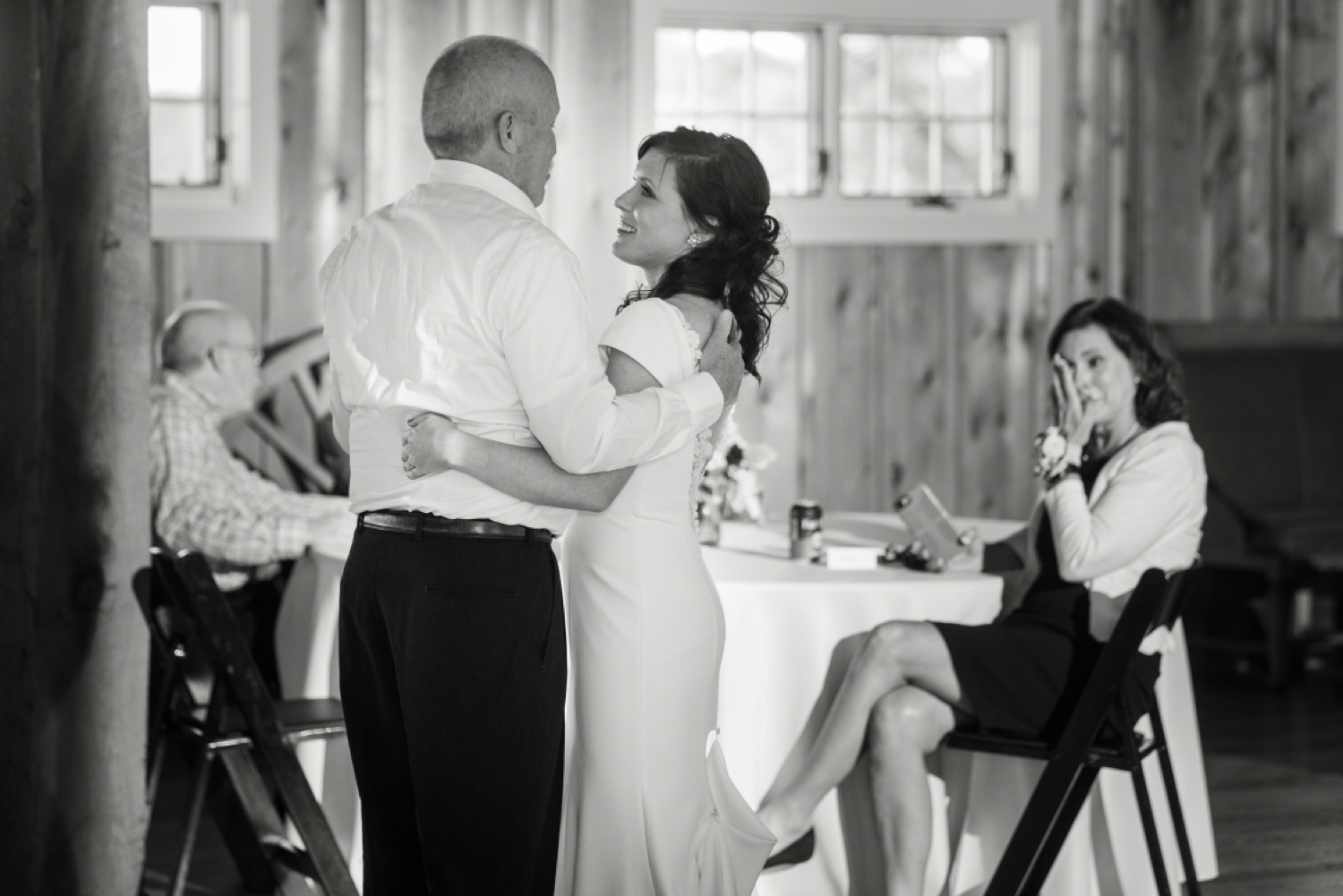 Tusculum Farm micro wedding reception in the Barn