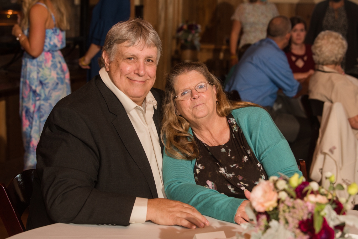 Tusculum Farm micro wedding reception in the Barn