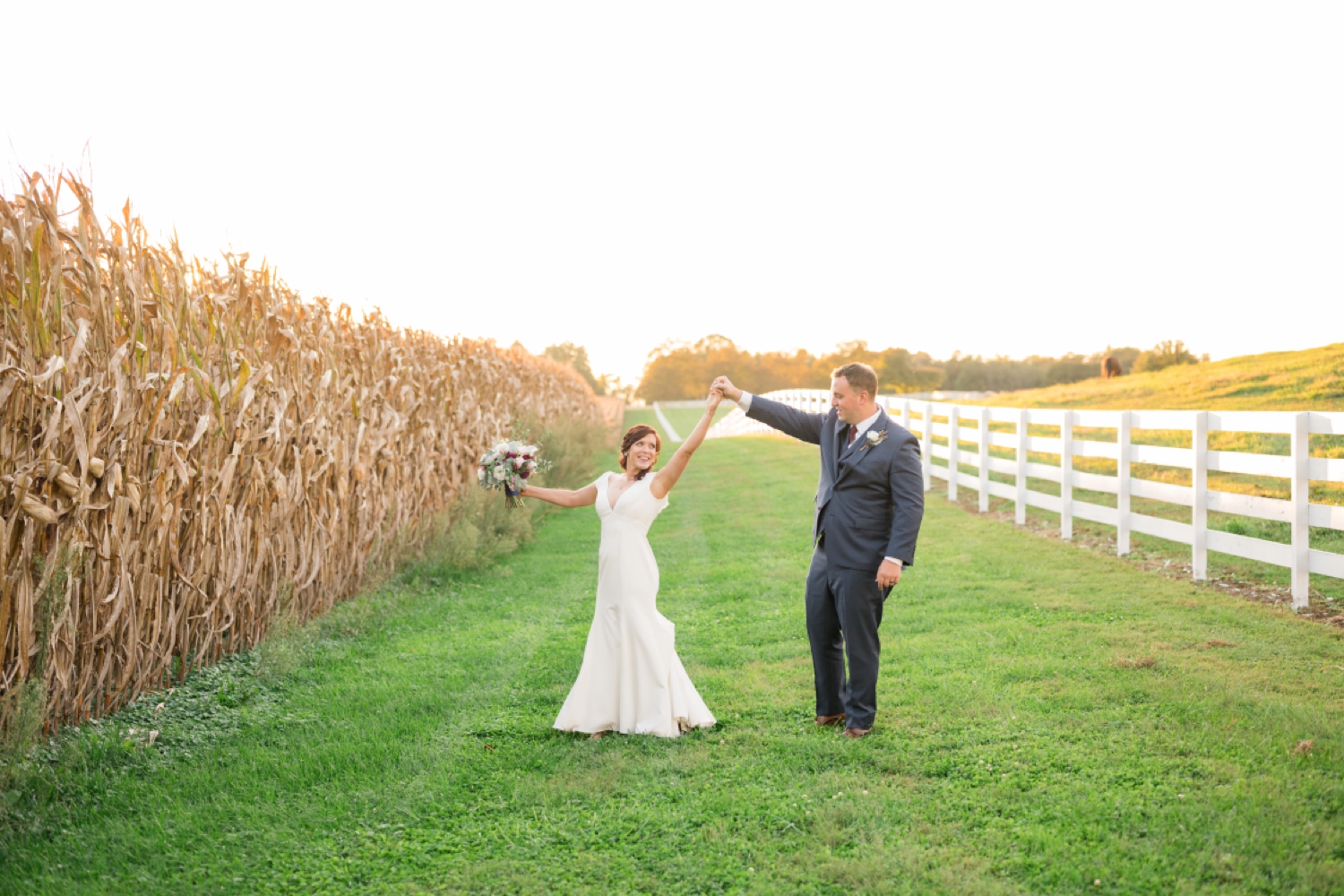 Tusculum Farm fall wedding photos