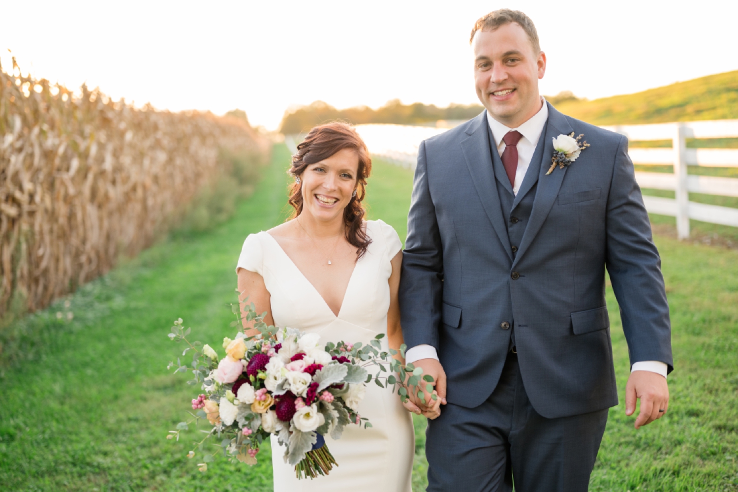 Tusculum Farm fall wedding photos