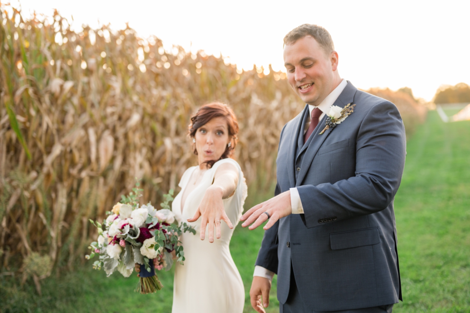 Tusculum Farm fall wedding photos