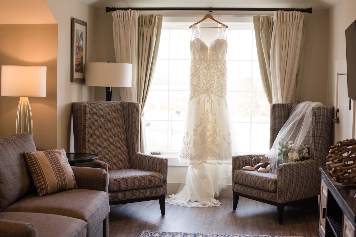 Eastern shore micro wedding dress