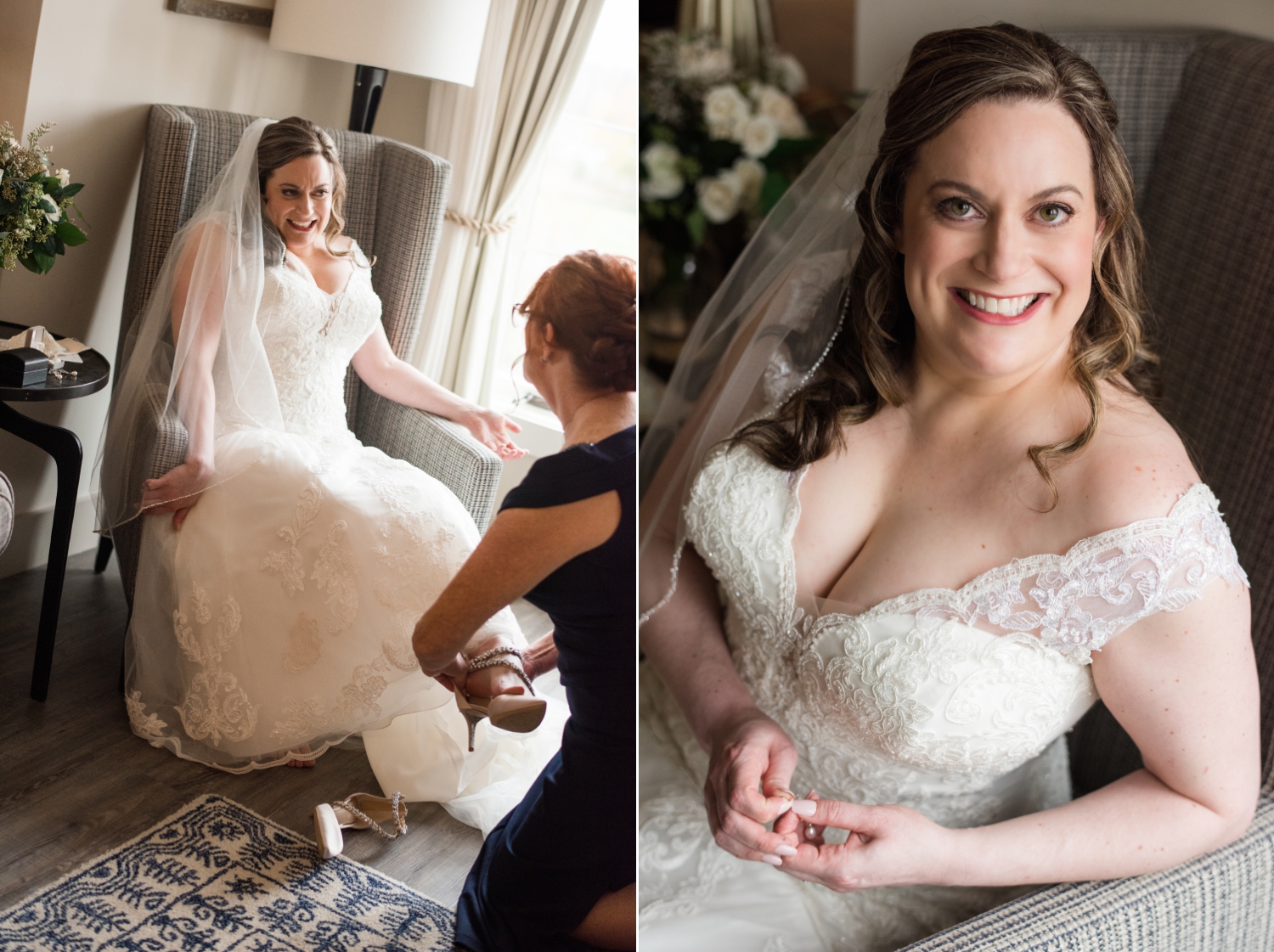 Eastern shore micro wedding bridal portraits