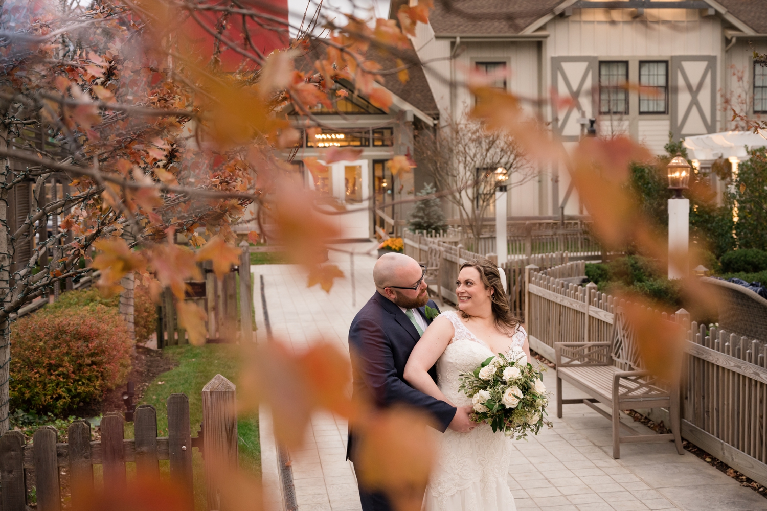 Eastern Shore micro wedding couple portraits