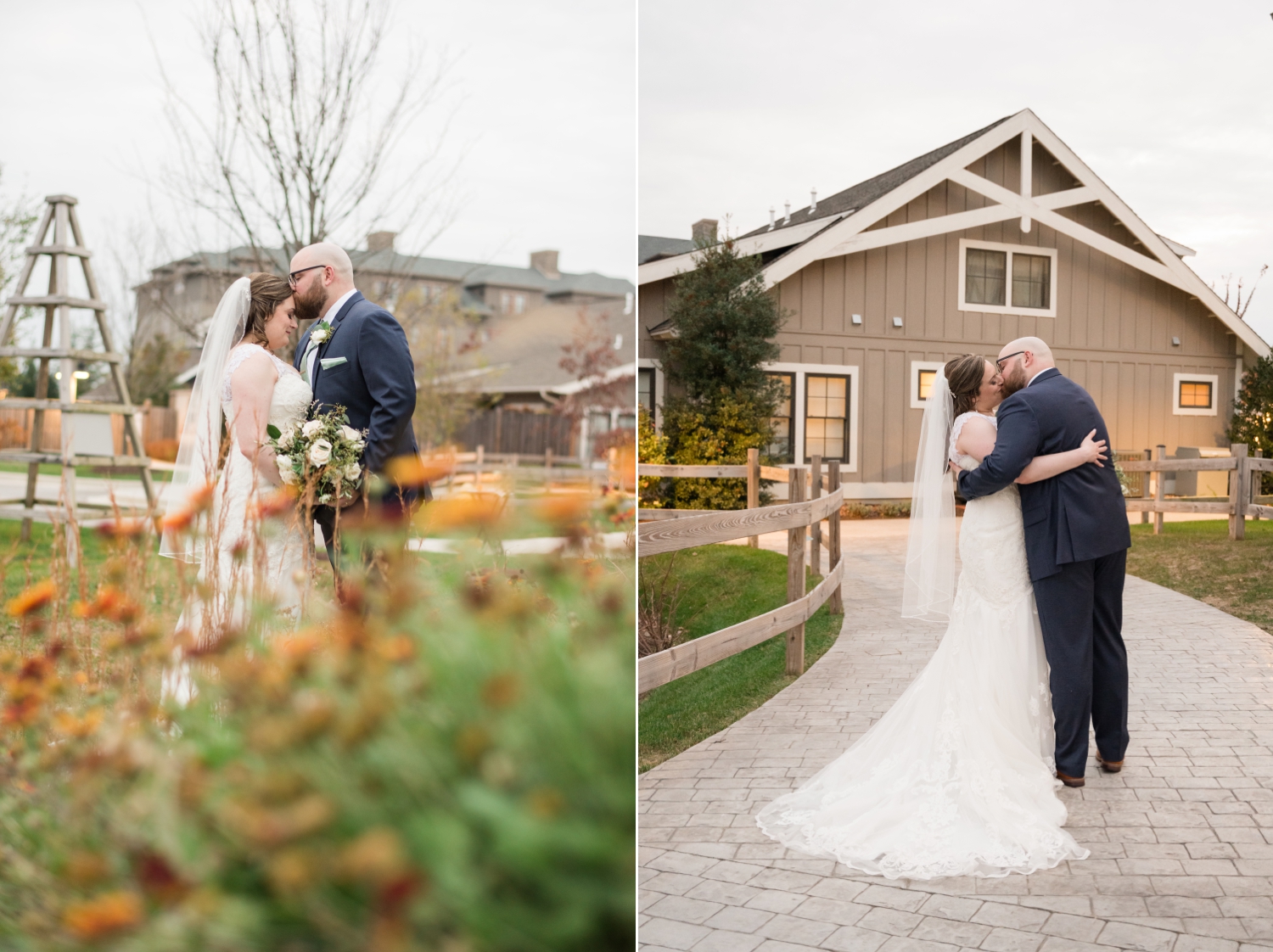 Eastern Shore micro wedding couple portraits