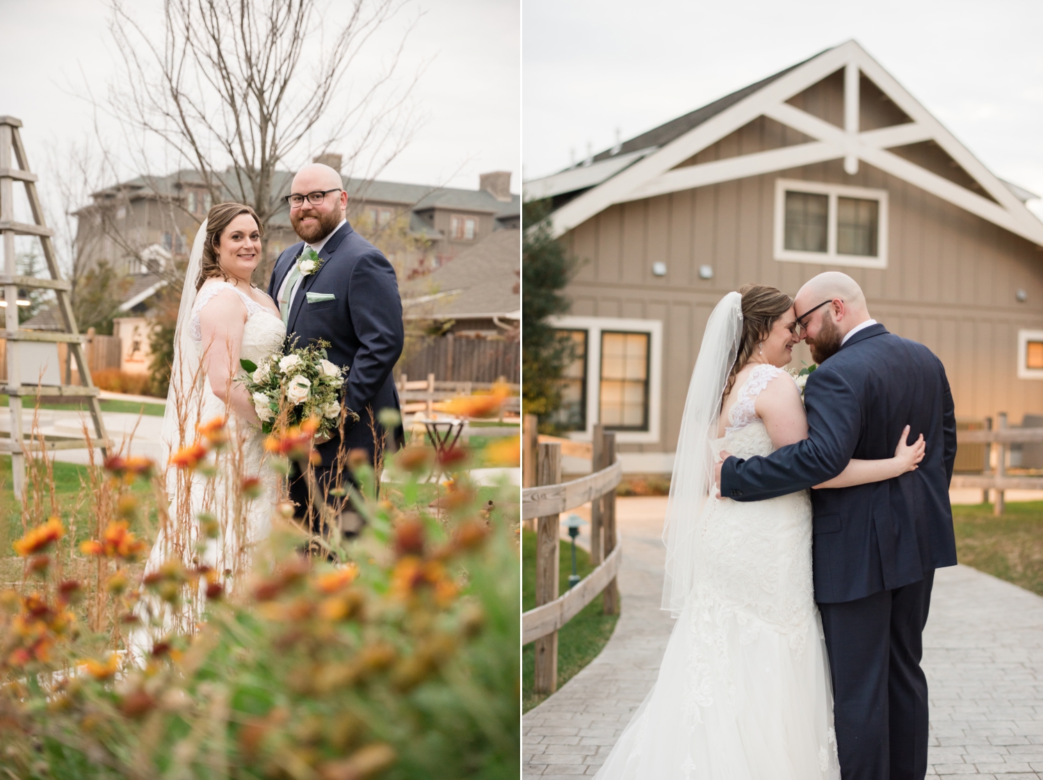 Eastern Shore micro wedding couple portraits