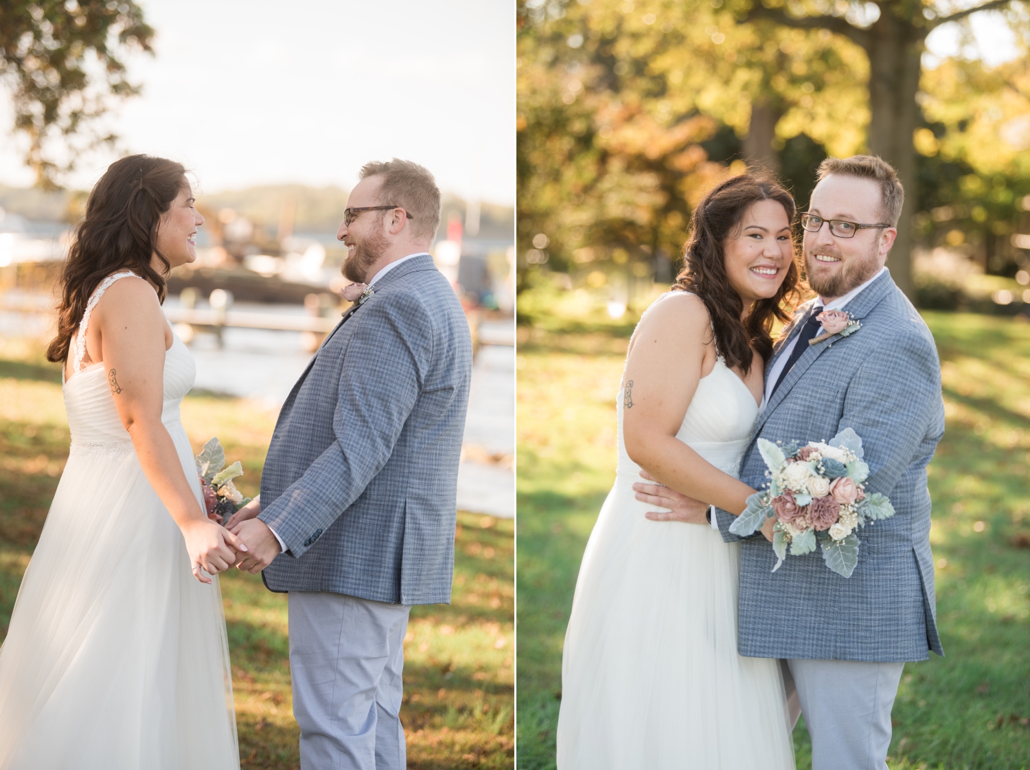 Michael's on the South River Elopement first look