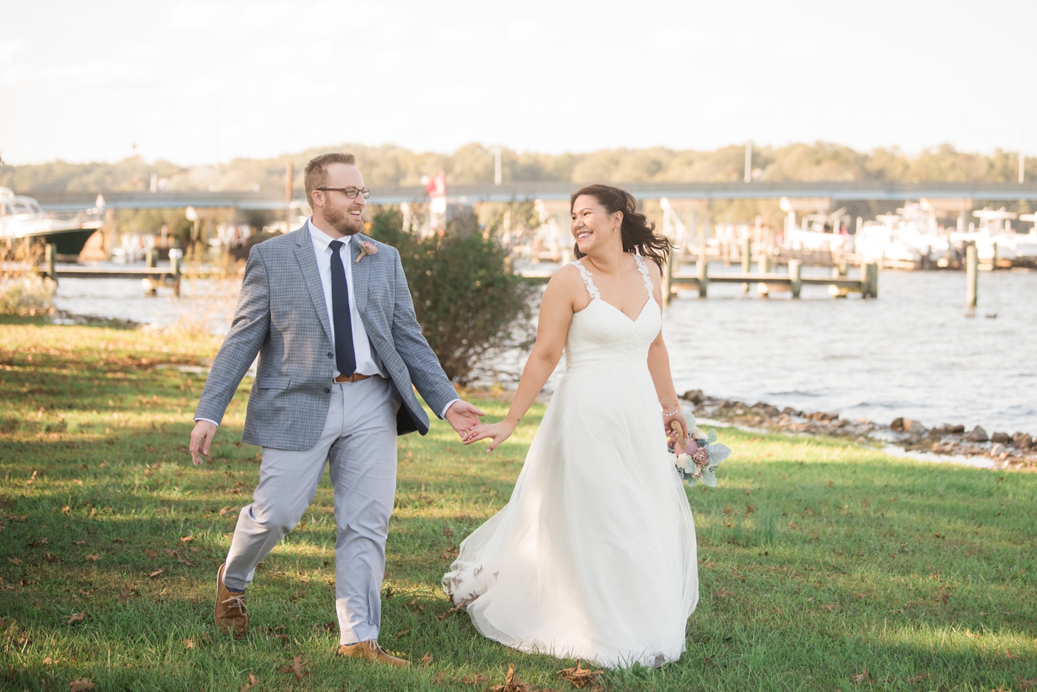 Michael's on the South River Elopement first look