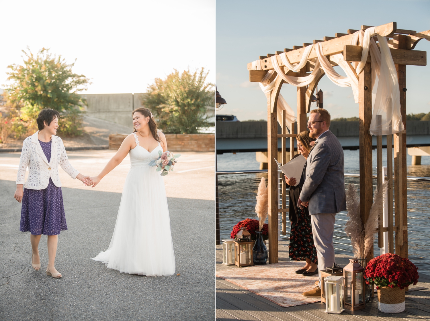 Michael's on the South River Elopement ceremony