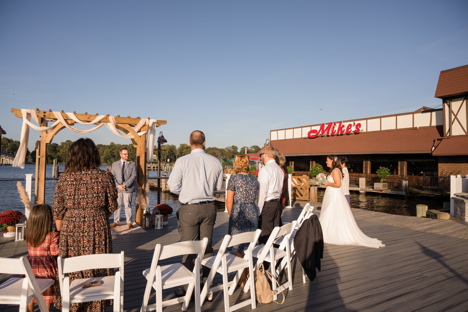 Michael's on the South River Elopement ceremony