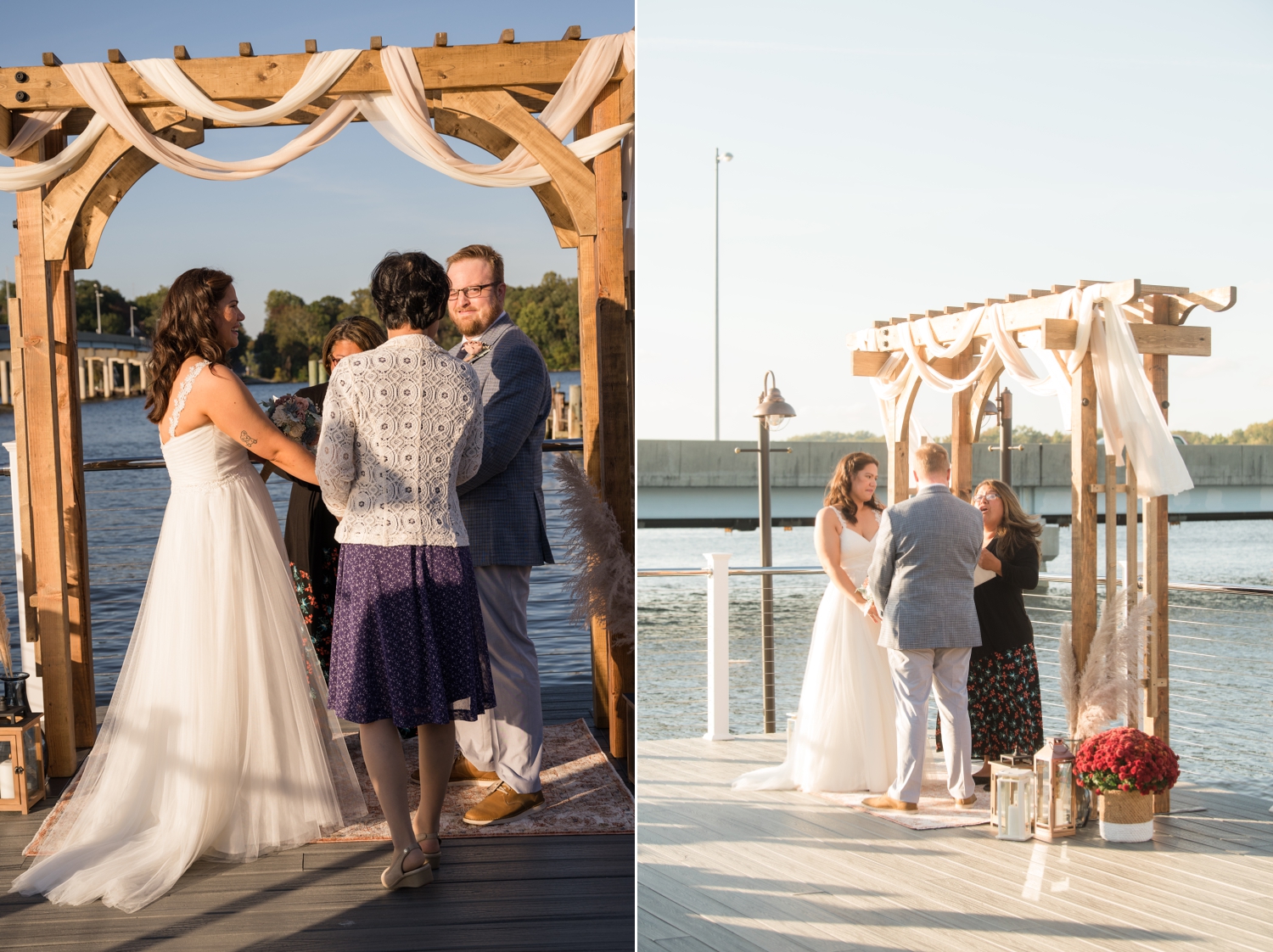 Michael's on the South River Elopement ceremony