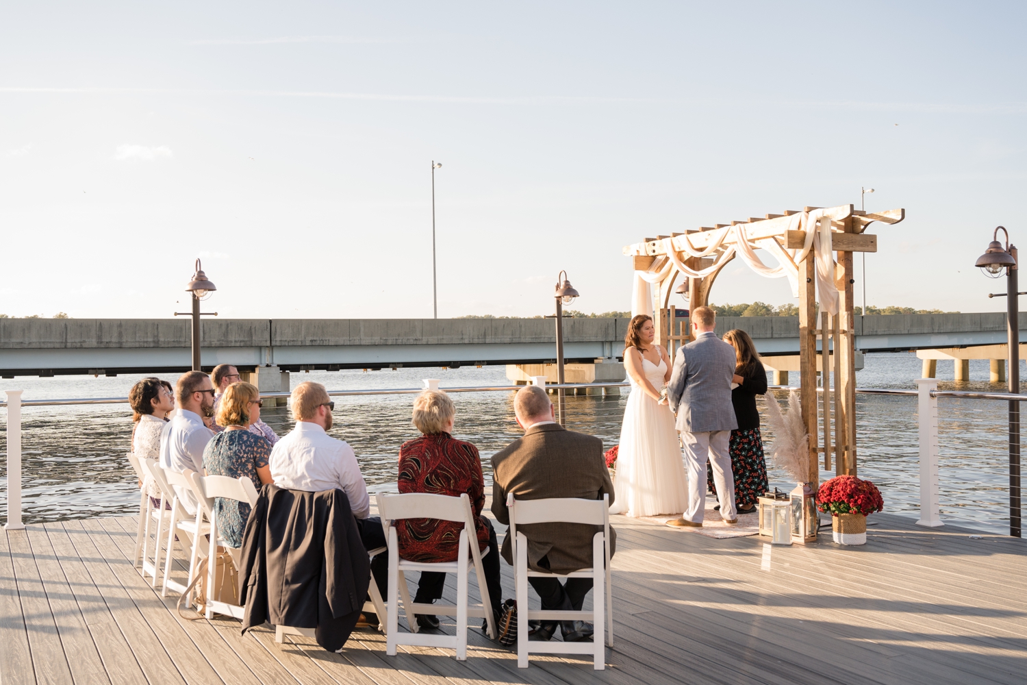 Michael's on the South River Elopement ceremony