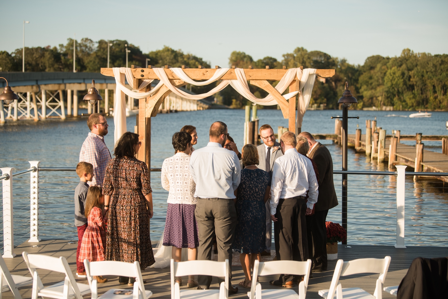 Michael's on the South River Elopement ceremony