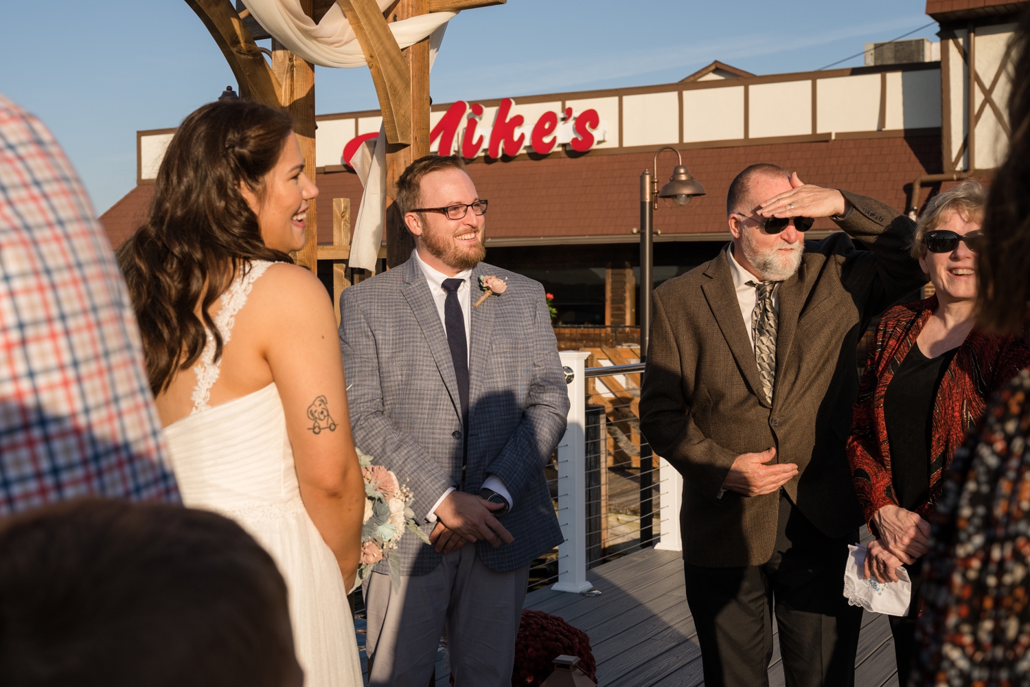 Michael's on the South River Elopement ceremony