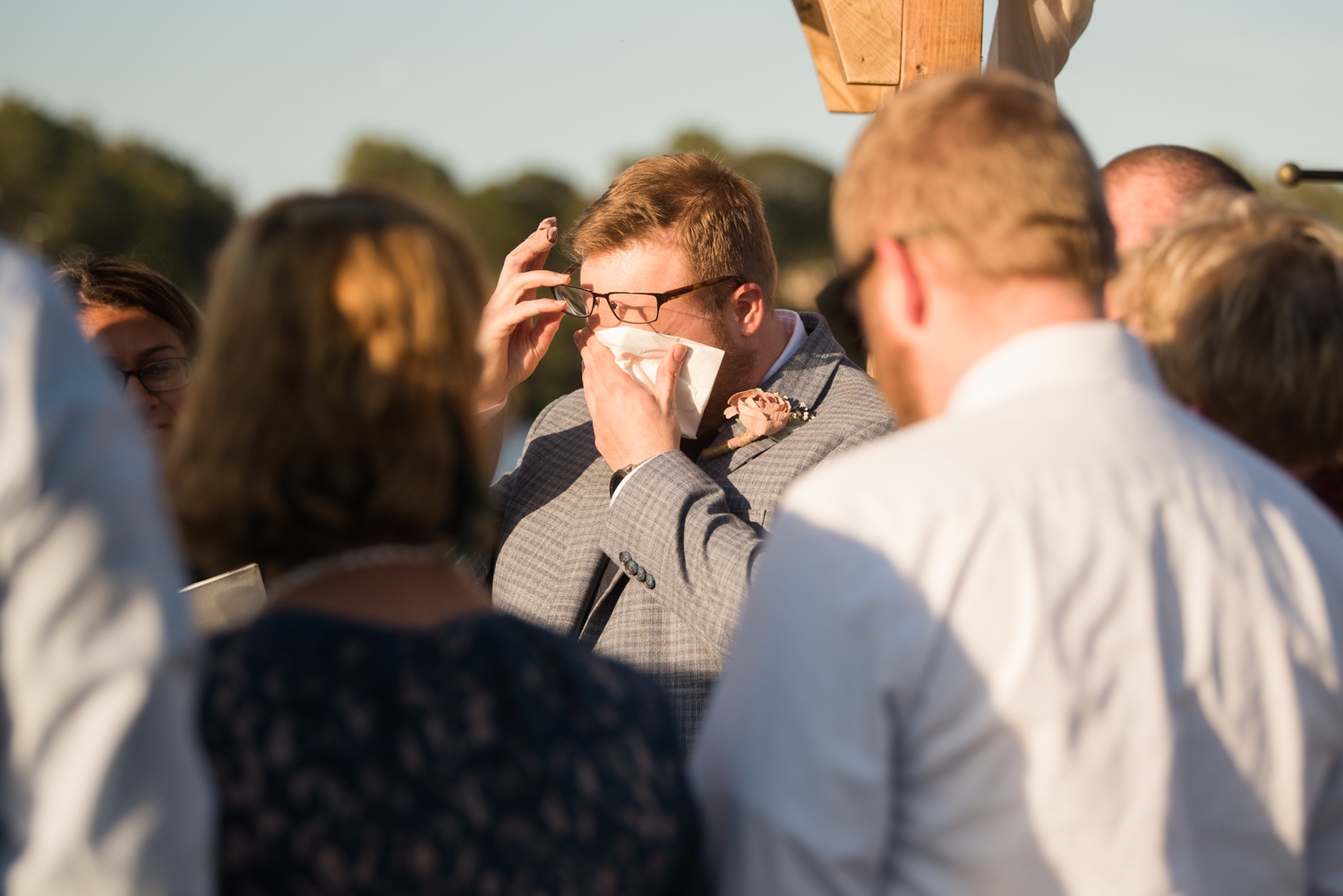 Michael's on the South River Elopement ceremony