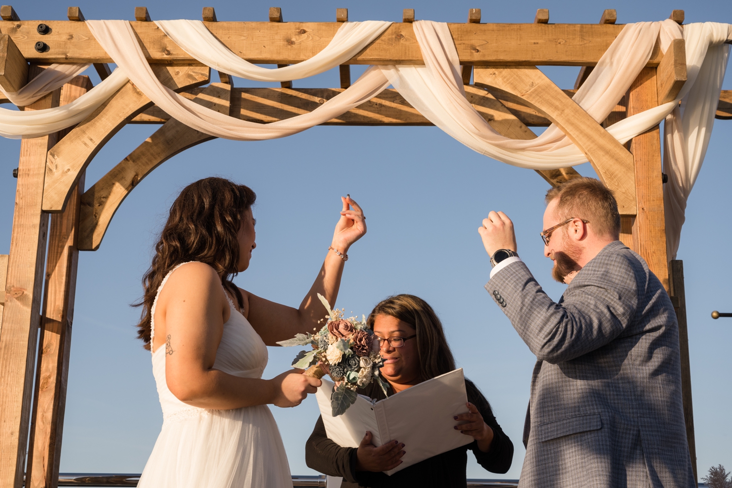 Michael's on the South River Elopement ceremony