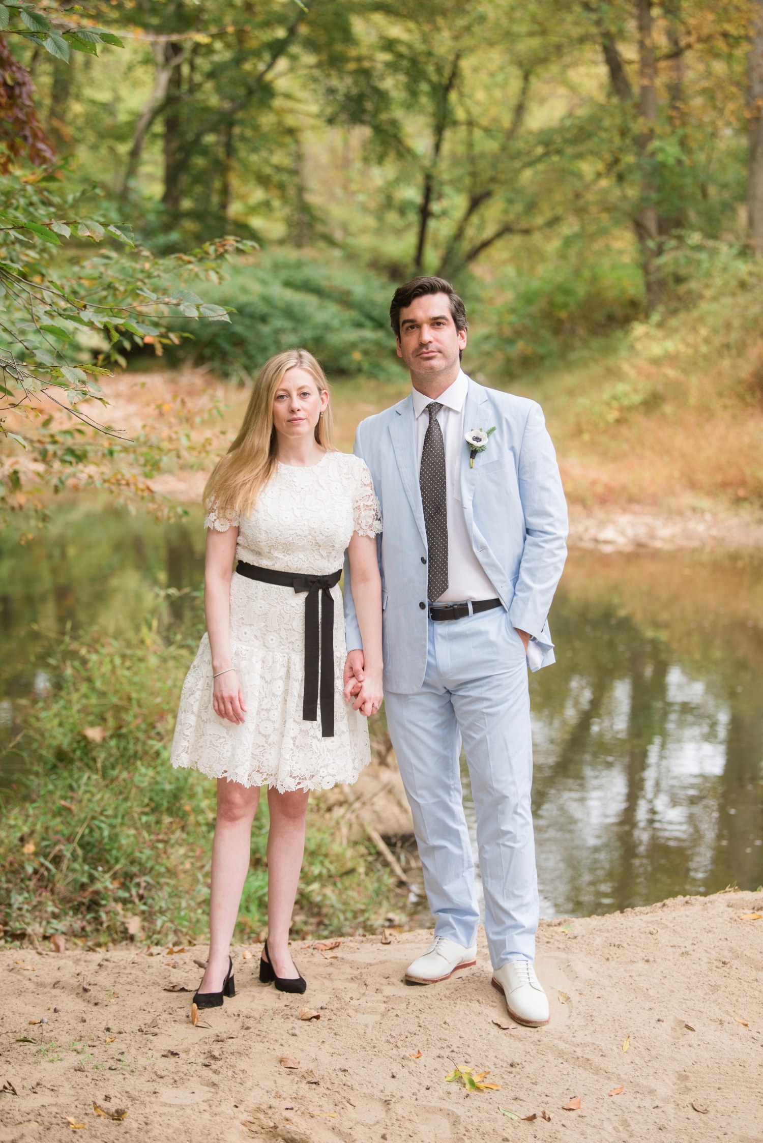 Baltimore Micro wedding couple photos at private home