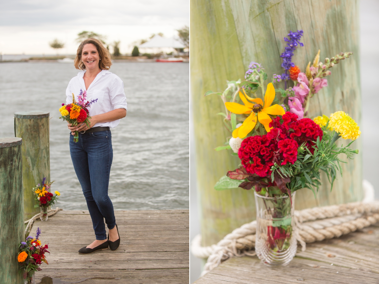 Annapolis elopement on the docks of Annapolis Maritime museum