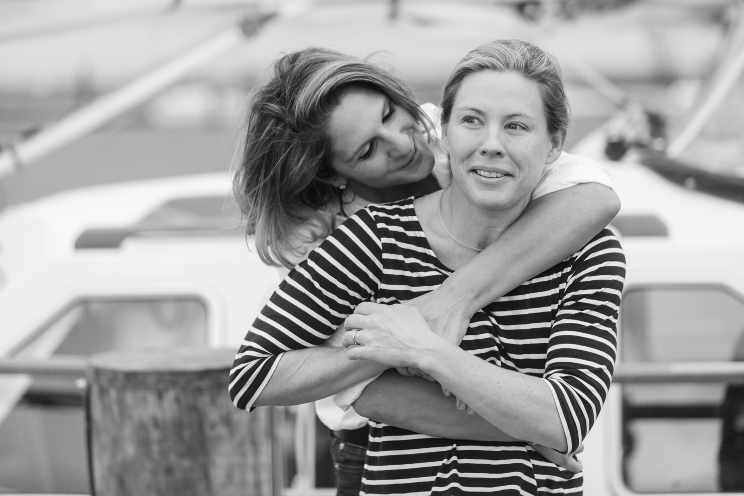 casual elopement on a sailboat