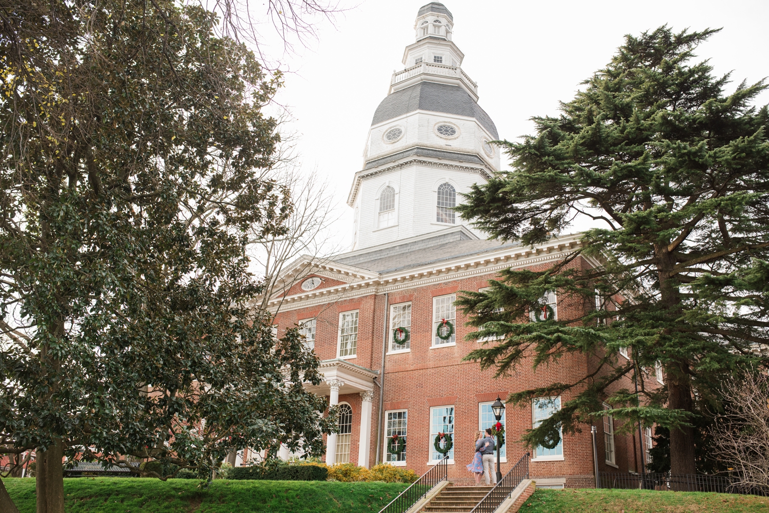 Winter holiday Annapolis Engagement Photos