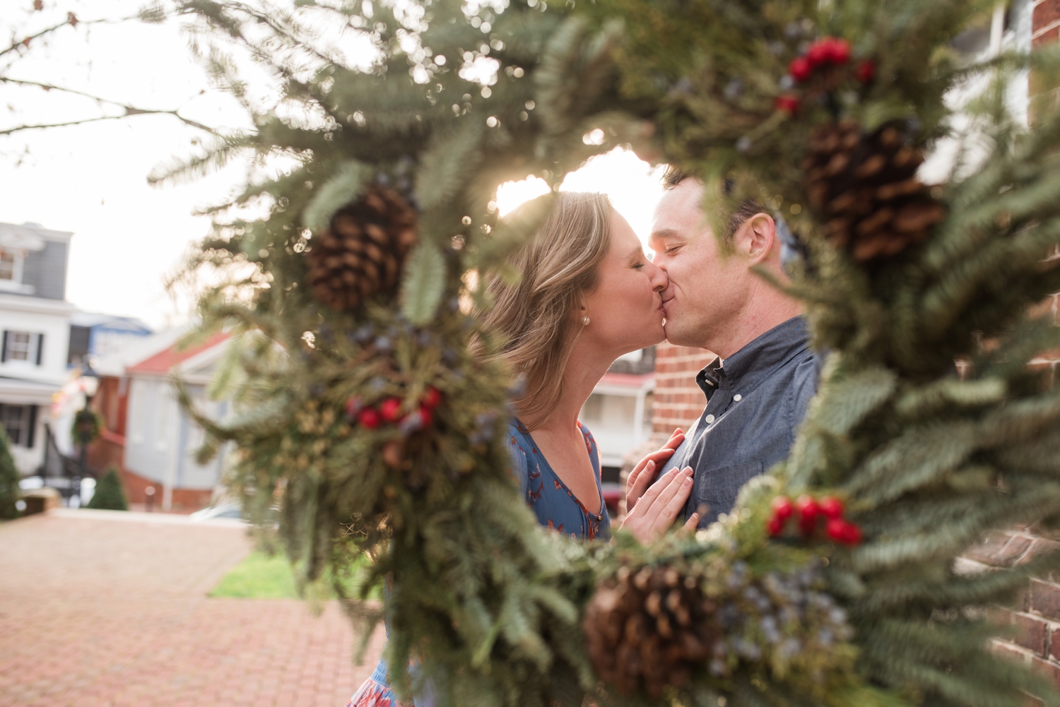 Winter Annapolis Engagement Photos