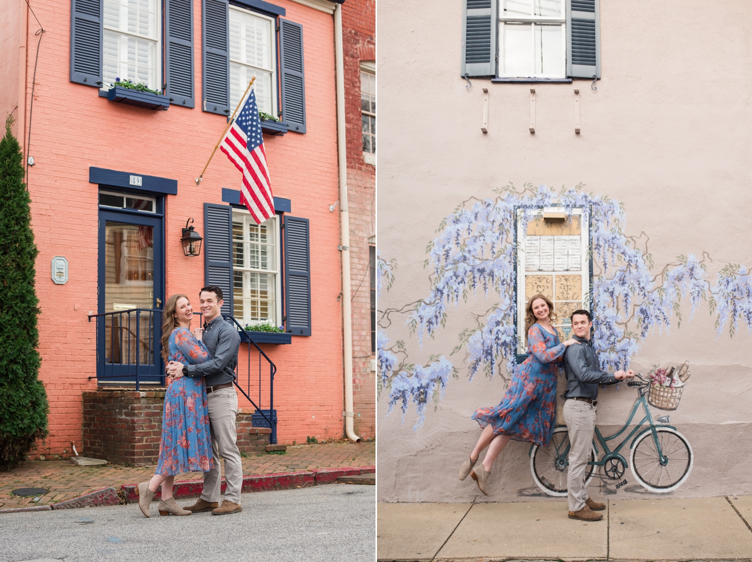 Winter Annapolis Engagement Photos