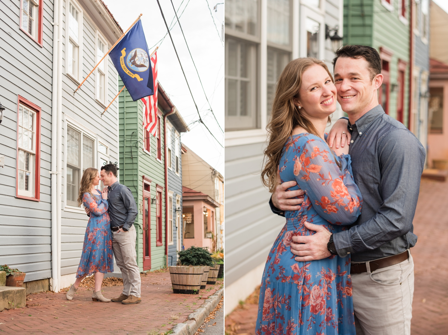 Winter Annapolis Engagement Photos