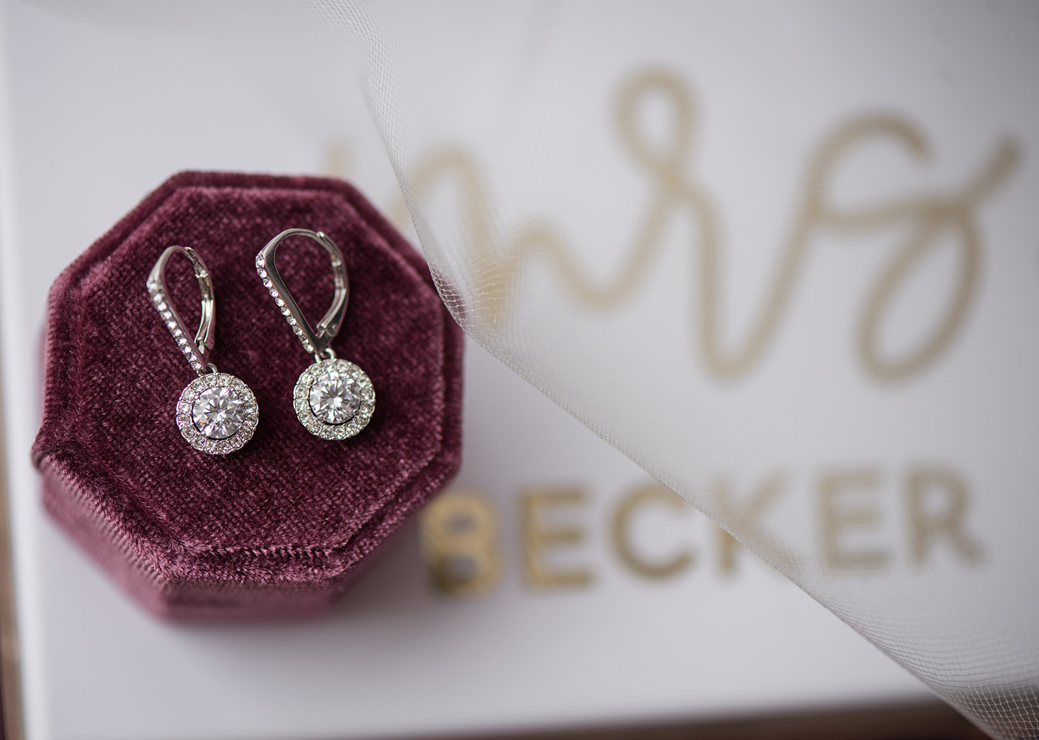 wedding earrings and bridal accessories