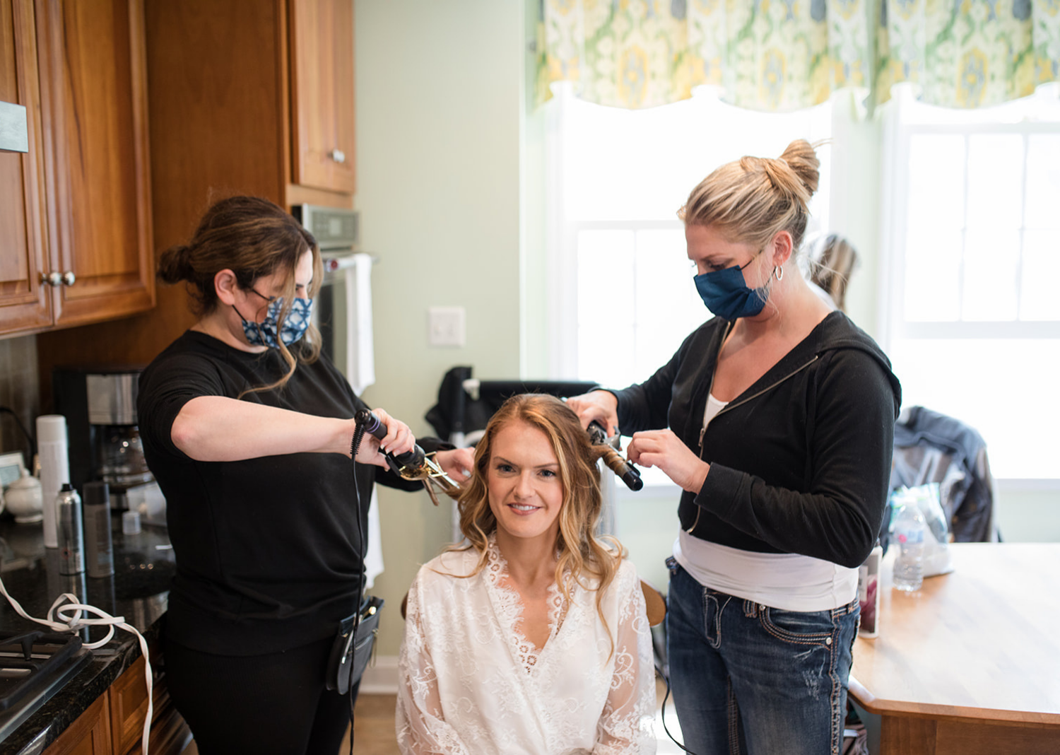 bride getting ready 