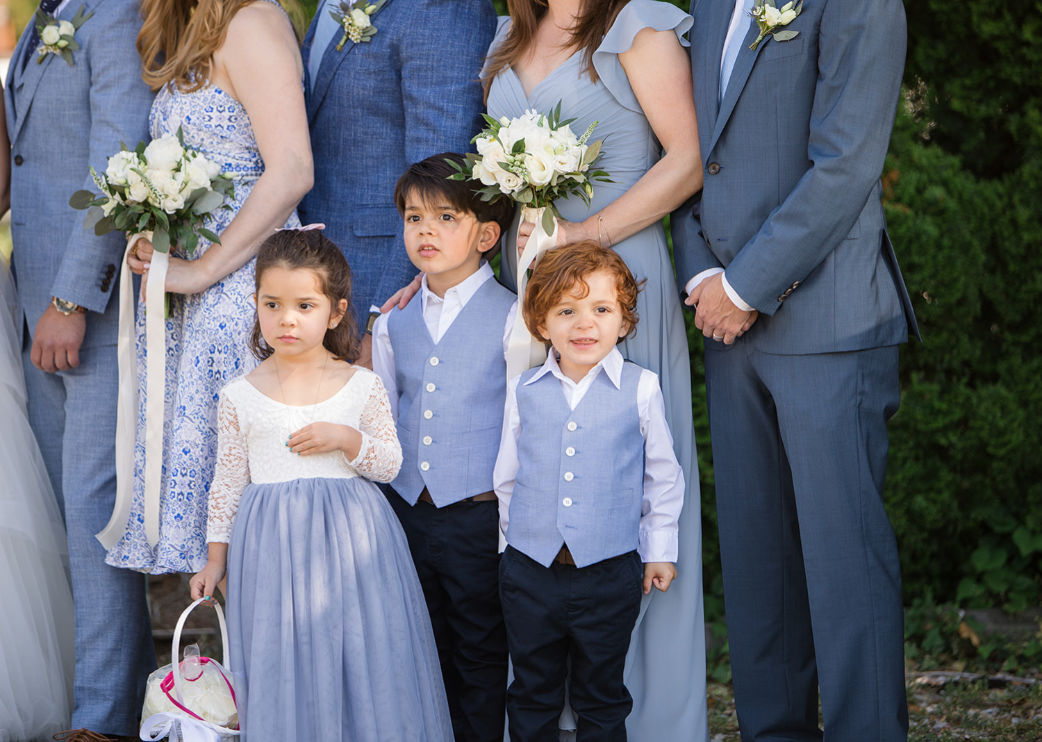 flower girl and ringboy