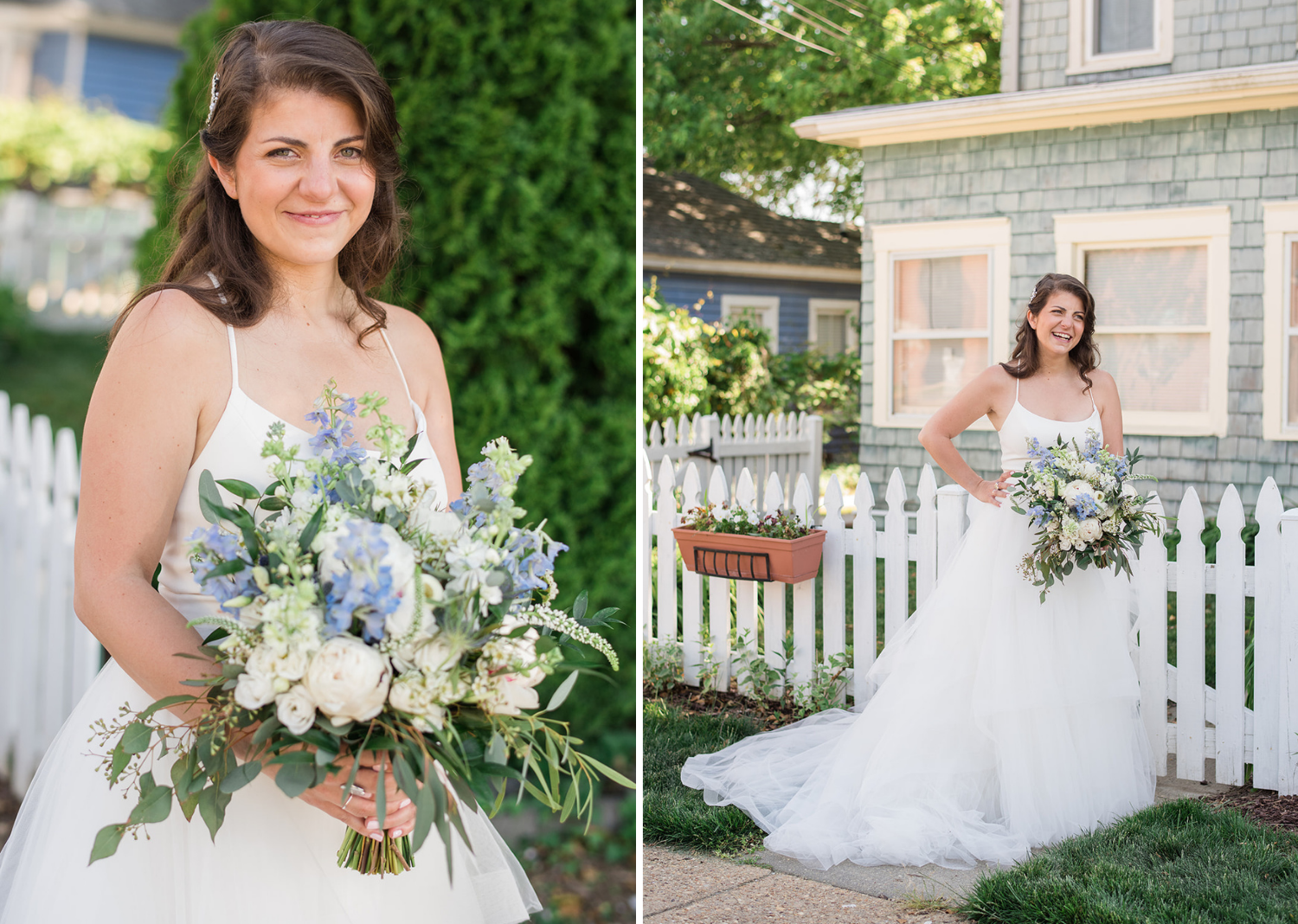 outdoor bridal portraits