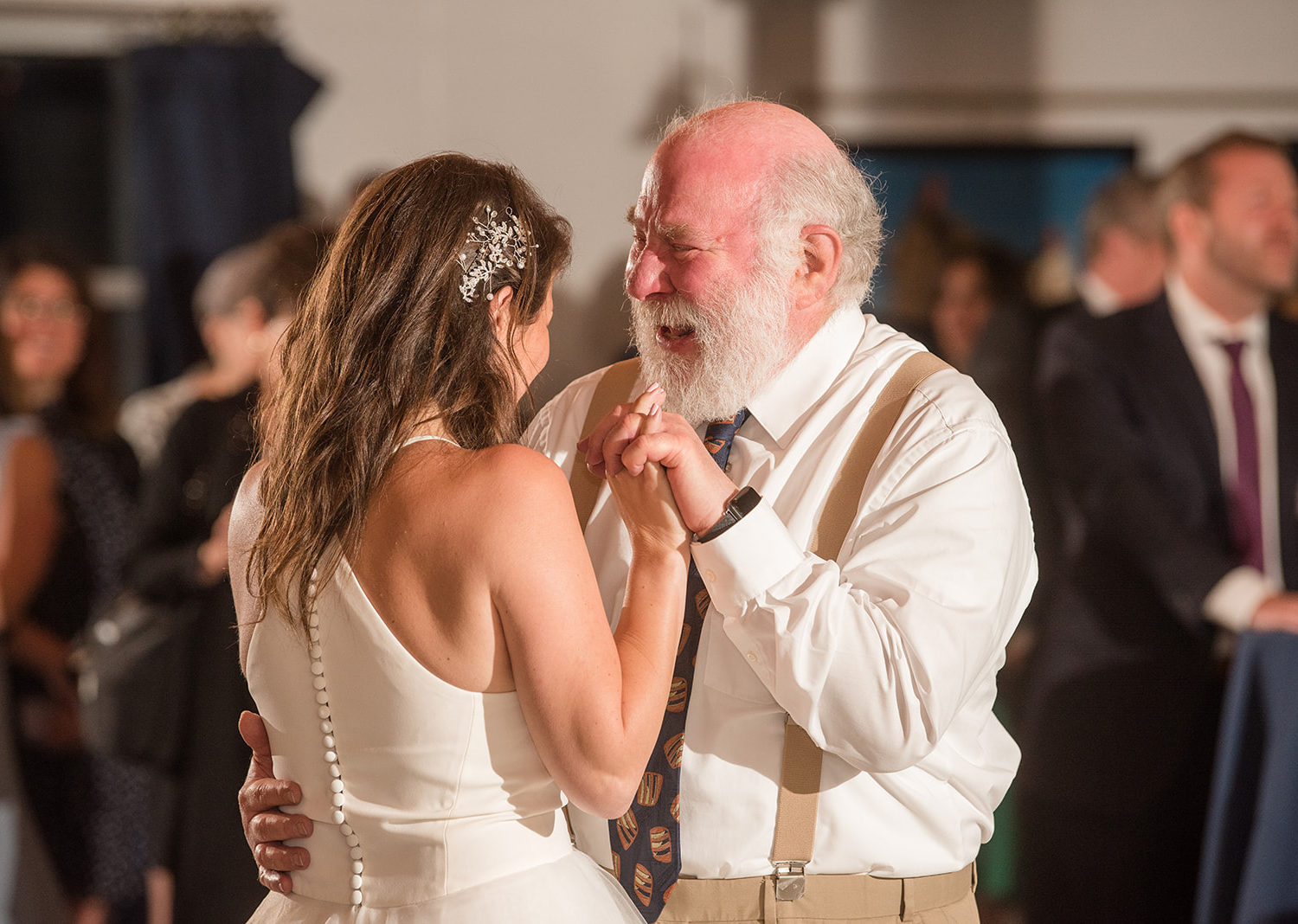 bride dancing the father and daughter dance