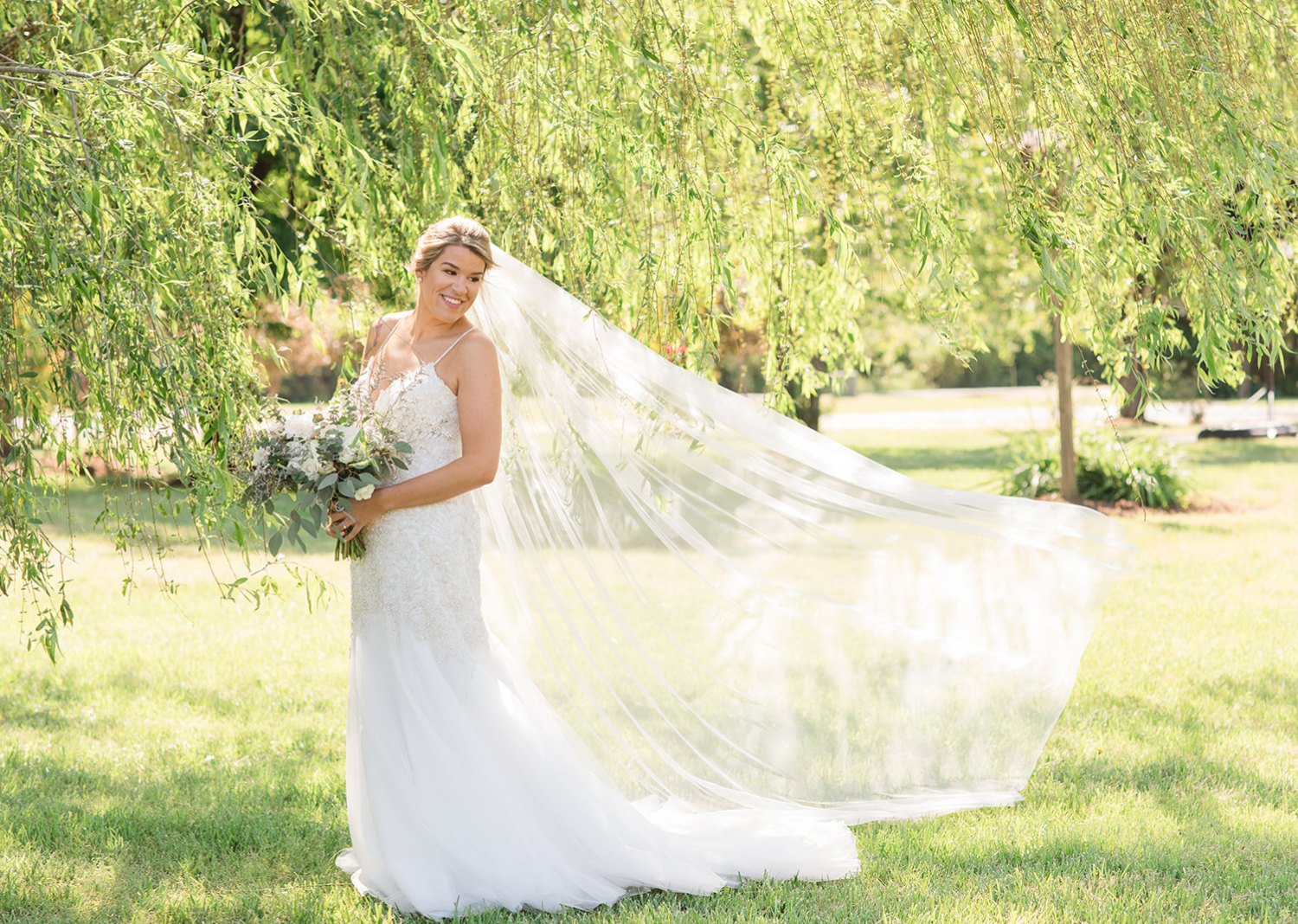 bridal outdoor portraits 