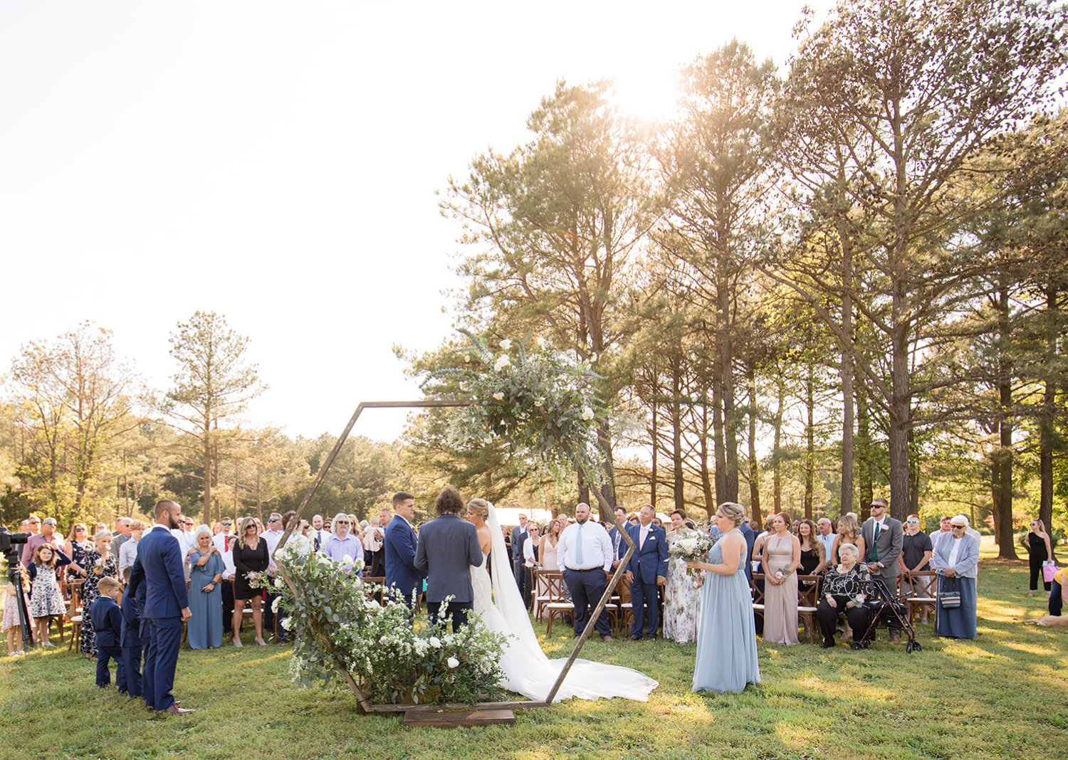 wedding ceremony guests 