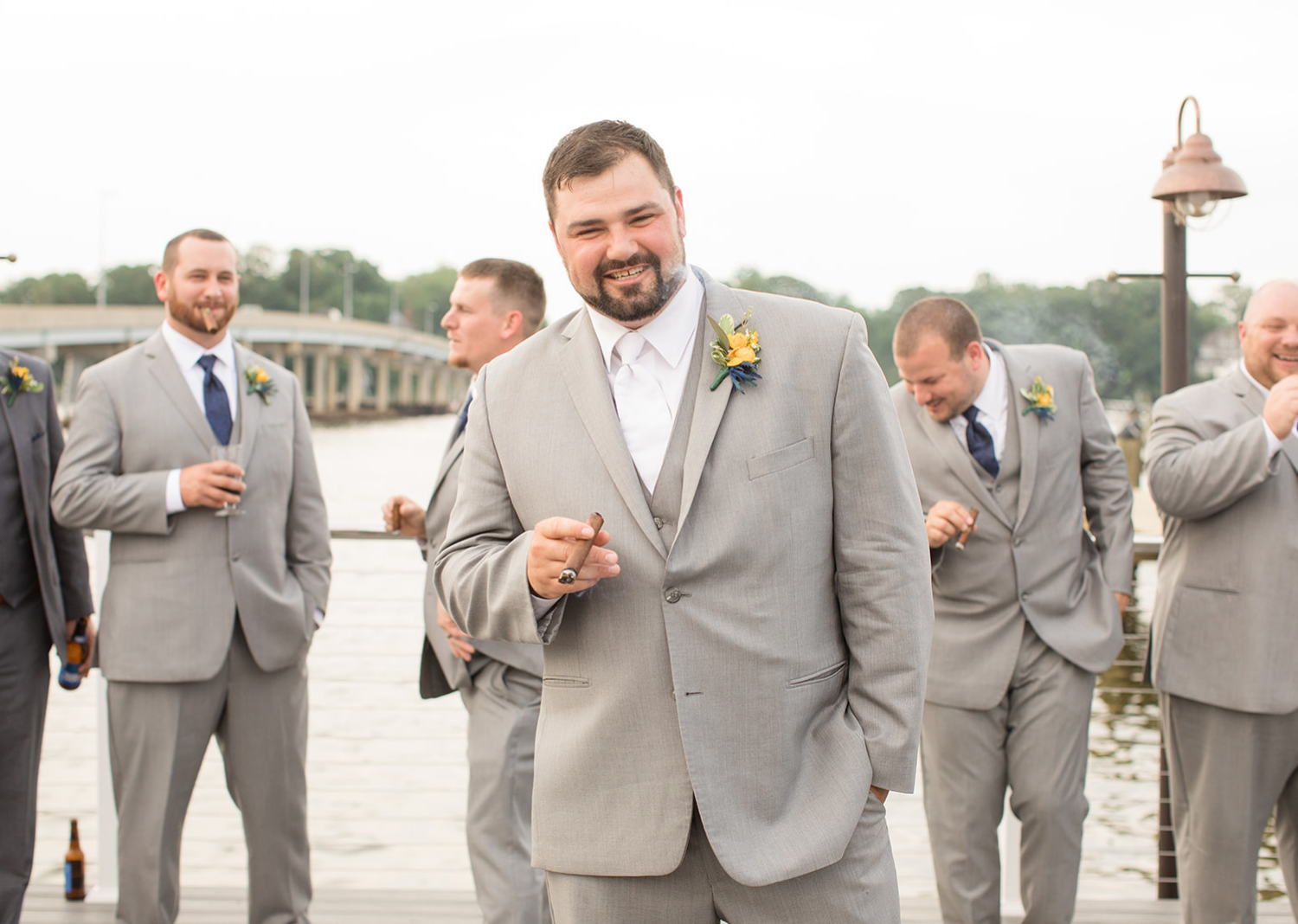 groom and groomsmen