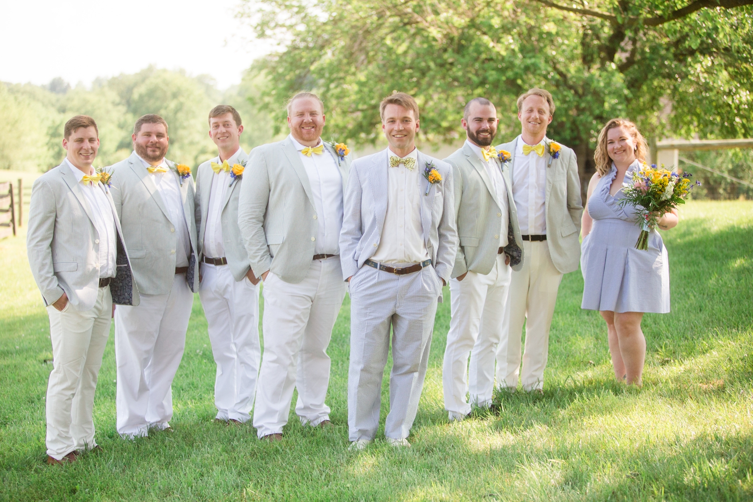 groom and his groomsmen