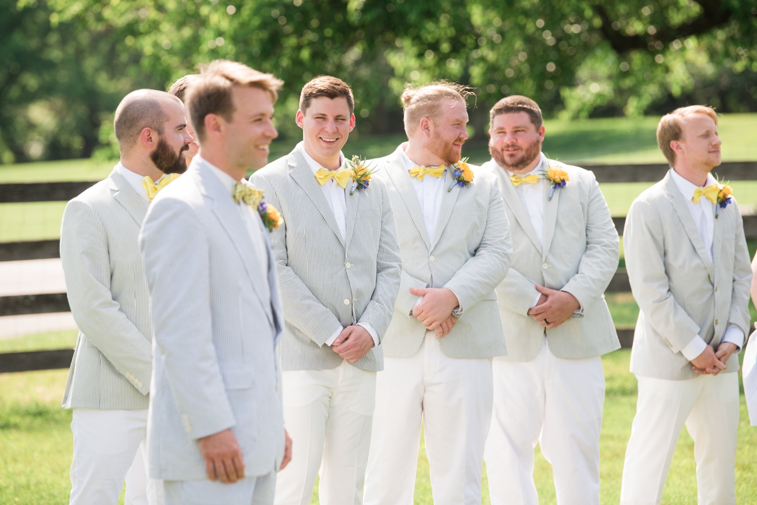 groom waits for bride