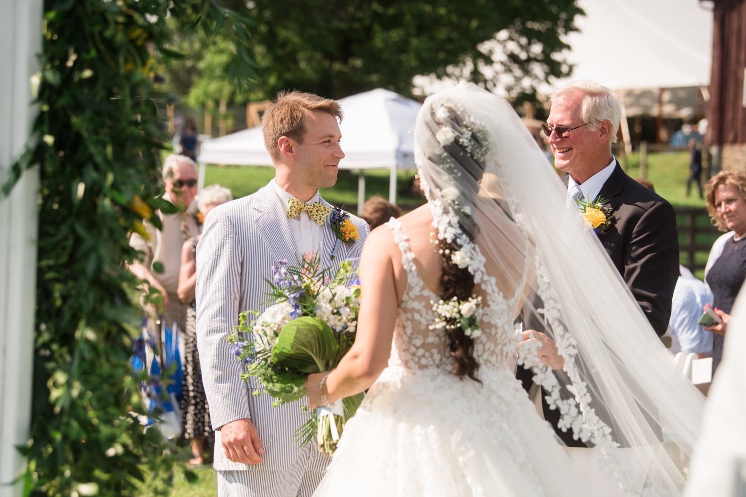 ceremony on the farm