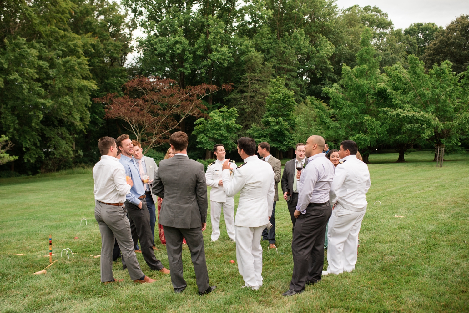 guests enjoying the reception