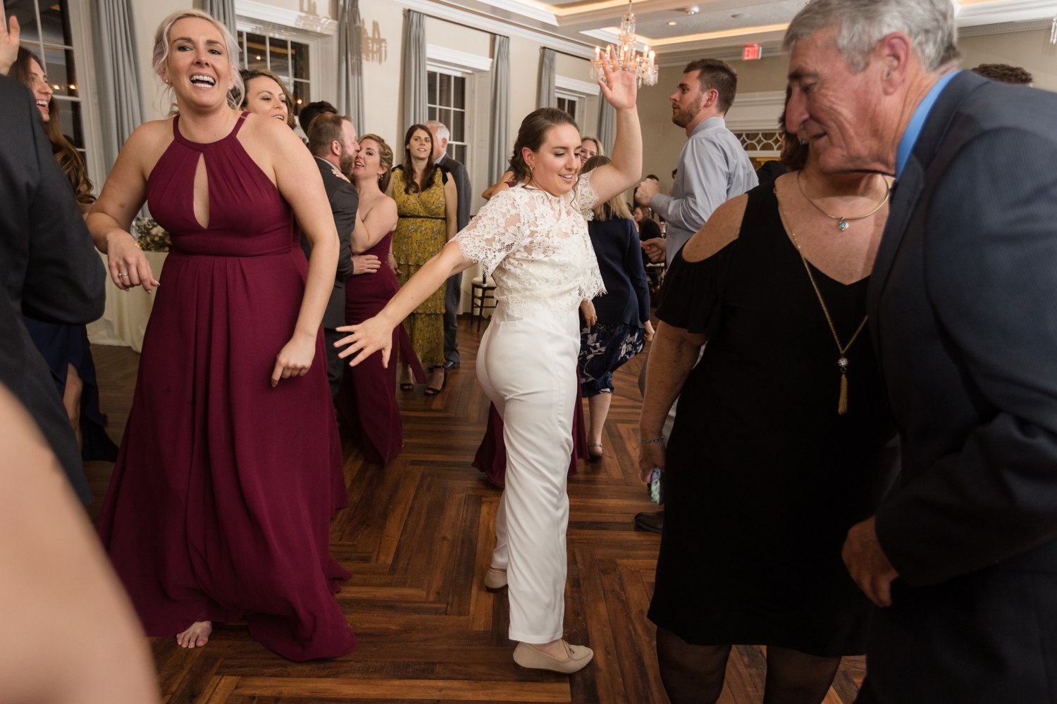 guests enjoy reception at the Tidewater Inn